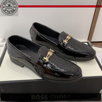 XẢ LỖ █ Giầy lười xích vàng nam giầy nam thời trang đi làm đi chơi phong cách cá tính lịch sự năng động trẻ trung h