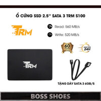 XẢ LỖ █ Nâng cấp máy tính PC LAPTOP Ổ Cứng SSD TRM S100 128G/ 256G/ 512G - Chính Hãng - Fullbox - BH 36 Tháng