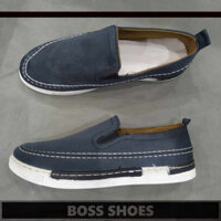 XẢ LỖ  SALE - Giày Lười Vải Nam Slip-on mã G17 khâu viền Phong Cách Cá Tính Bền Đẹp thời trang