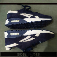 XẢ LỖ  SALE - Giày sneaker nam Thể thao G32 XANH chất vải kết hợp da lộn phong cách trẻ trung năng động buộc dây đi học