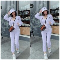 (Xả Lỗ) Set Á́o Khoác Croptop Kèm Áo Trong Mix Quần Bom Thể Thao Cá Tính💚Freeship💚Sét Thể Thao Cá Tính