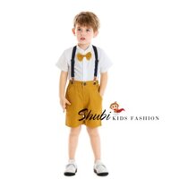 [XẢ LỖ] Yếm Vàng Công Tử Cho Bé Trai Sang Chảnh [ẢNH THẬT] Size 6-16kg