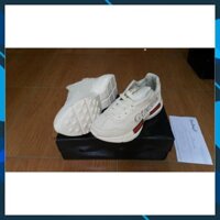 Xả Mới - Giày trắng da mềm nam nữ logo bạc (ảnh thật, fullbox) AL6 * . ｡