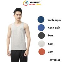 (XẢ NỐT TÍM THAN XL) Áo Ba Lỗ Nam ARISTINO - ATT004S9, ATT011S1 Mềm, Nhẹ, Thoáng Mát Cho Mùa Hè