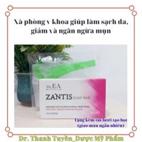Xà phòng Dr.EA Zantis Soap Bar giúp làm sạch da, giảm dầu nhờn, giảm và ngăn ngừa mụn 80g