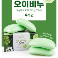 Xà phòng dưa chuột Hàn Quốc 90g, 4 chiếc