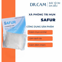 Xà phòng giảm mụn, dày sừng nang lông SAFUR Soap Bar 85g Giảm mụn lưng, mụn cơ thể- Dr.Cam