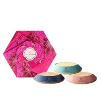 Xà phòng hương gạo đỏ, chi sả và oải hương, phong lữ - MOUNTAIN FLORAL SOAPS SET (ROSE-LAVENDER-CYMBOPOGON) GB02161