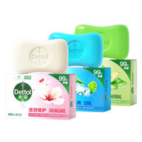 Xà phòng kháng khuẩn Dettol gói giá trị gia đình cho rửa tay, tắm, xà phòng làm sạch, xà phòng tắm, sử dụng giặt. A2025 XUXO