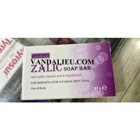 XÀ PHÒNG LÀM SẠCH, GIẢM DẦU THỪA TRÊN DA, THÍCH HỢP CHO DA DẦU MỤN  - ZALIC SOAP BAR 80G.