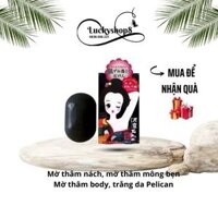 Xà Phòng ngừa giảm thâm, làm trắng Nách Pelican Cleansing Soap For Black Spots, cam kết trắng nách, hết hôi nách (Nhật)