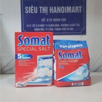Xà phòng rửa bát Somat bột 1.2kg Gel dành cho máy rửa bát chén