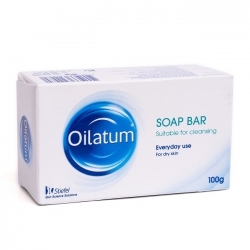 Xà phòng rửa mặt và tắm cho da khô Oilatum Bar 100g