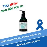 Xà phòng rửa tay diệt khuẩn nano bạc Nano Vio 190ml - ít bọt, không triclosan, hương thơm tinh dầu dịu nhẹ
