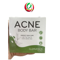 Xà phòng tắm giảm mụn lưng ngực, thâm mụn nang lông Elizavenca 80gr