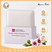 Xà phòng tắm mật ong manuka 18+ New Zealand Madeleine Ritchie Manuka Honey Skincare Soap 125g