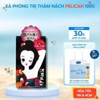 Xà phòng tắm ngừa thâm nách Pelican Deitanseki Body Scrub Soap Bar 100g Nhật Bản
