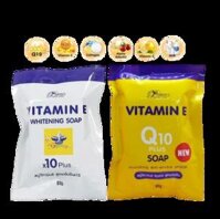 Xà phòng tắm trắng da Vitamin E Soap Plus Q10
