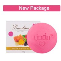 Xà phòng tắm trắng Thái Lan Bumebime Mask Natural Soap hàng chuẩn có tem cô gái