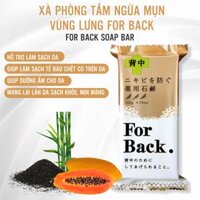 Xà Phòng Tắm Trị Mụn Lưng Pelican 135g