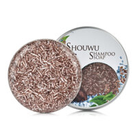 Xà Phòng Thảo Dược Phủ Bạc Shouwu, phủ đen tóc bạc sau 1 lần gội