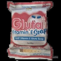 Xà phòng trắng da mặt và body BKP Gluta Vitamin E Soap Thái Lan