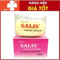 Xà phòng y khoa Salis soap bar with Sulfur, giảm tiết dầu,