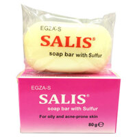 Xà phòng y khoa Salis soap bar with Sulfur, giảm tiết dầu, giảm viêm