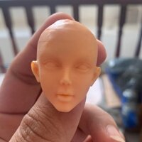 [XÃ RẺ] Mô hình phôi head đầu chưa sơn kiểu nữ - custom figure cus