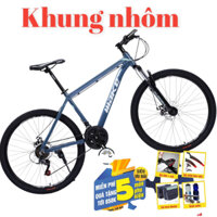 xả rẻ XE ĐẠP THỂ THAO KHUNG NHÔM MAKE 26inch - CÓ VIDEO TẶNG 5 MÓN ĐỒ