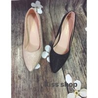 Xả 🔥 SALE ❤️ <3 Sale Hot | Trợ Giá | Giày Cao Gót 9p Nữ R044- giày nhũ cao gót ánh kim 7p .  . . < . . 🔥