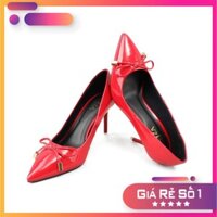 Xả Tết - Giày Cao Gót - Giày Công Sở - Aliza 8cm - V116 - 4 Màu Đen, Kem, Đỏ, Cafe - Full size 35-39 - ; ` . ₛ