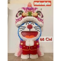[xẢ THANH LÝ] Đã Lắp sẵn lego doraemon cỡ lớn -  68 cm (ảnh thật tại shop) chỉ việc trưng bày, làm quà tặng, decor