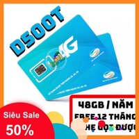 XẢ TUNG NÓC [FREESHIP] Sim 4G Viettel D500T - 12V120N - 12UMAX50N - D900 -  5Gb/tháng full một năm - NGHE GỌI ĐƯỢC - SIM