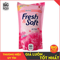 xả vải fresh soft 1 túi 600ml. bigboss xả mềm vải thái lan nước xả mềm vải comfort