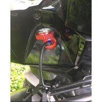 Xạc điện thoại trên xe máy có đồng hồ nhiều màu