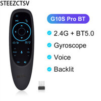 Xác thực 100% Điều khiển từ xa bằng giọng nói thông minh Chuột bay không dây 2.4g G10 G10s Pro Con quay hồi chuyển Ir Học tập Tương thích cho Android Tv Box