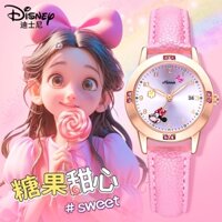 [Xác thực chính thức] Đồng hồ Disney Watch Girl Trường tiểu học Trẻ em Đồng hồ thạch anh Cô gái chỉ nhìn vào thời gian Đồng hồ trẻ em dễ thương