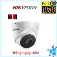 [XẢ]Camera EXIR HD-TVI bán cầu hồng ngoại 40m trong nhà/ ngoài trời 2MP HIKVISION DS-2CE56D7T-IT3 (Trắng)