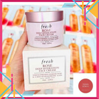 [xacandate] [50ml] Kem dưỡng Fresh Rose Deep Hydration Face Cream "XA LO]