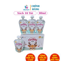 [Xách 10 Túi] Nước Uống Hồng Xâm Gạc Hươu Non Chuppy - 80ml - Hỗ Trợ Tăng Cân, Tăng Sức Đề Kháng