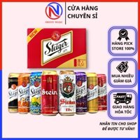 Xách 8 lon Bia Steiger Tiệp nhập khẩu chính hãng 500ml/lon