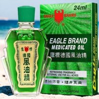 [XÁCH TAY MỸ] DẦU GIÓ XANH EAGLE BRAND MEDICATED OIL (24ML)