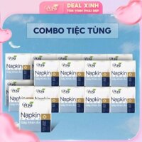 XÀI THẢ GA - THÙNG 20 Gói giấy ăn Posy, 100 tờ kt 330x330mm, siêu dai, siêu mềm, họa tiết 3D,người bạn cho mọi nhà