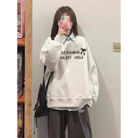 Xám áo sweater nỉ bông focus local brand họa tiết in hình nơ vintage form rộng unisex ulzzang cổ tròn áo khoác