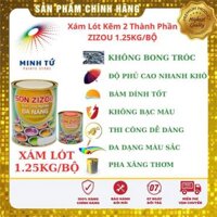 Xám Lót Kẽm 2 Thành phần [1.25KG/BỘ] - ZIZOU
