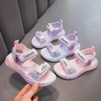 Xăng đan Bé Gái Tập Đi 2025 Mới Dễ Thương Kỳ Lân Trẻ Em Mùa Hè Dép Hoạt Hình Thời Trang Trẻ Em Nhân Quả Giày Công Chúa Trường Đa Năng
