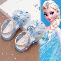 Xăng đan bít mũi bé gái giày trẻ em mẫu Mới Mùa Hè Giày công chúa Aisha Dép bé gái đế mềm