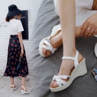 Xăng đan HP2 Wedge Nữ Mùa Hè Pu Plus Size