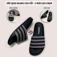 Xăng đan nam nữ, Adidas sọc. hàng đẹp đế cao su đúc Eva không thấm nước.